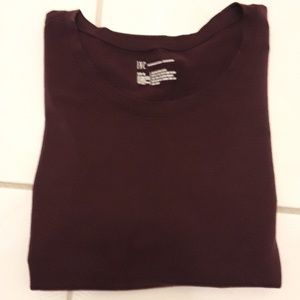 Burgundy tee shirt